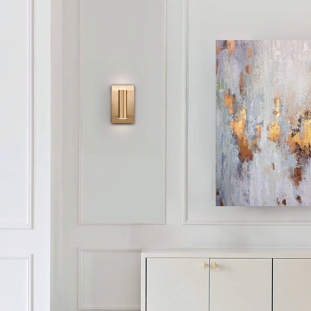 Настенный светильник Eurosvet Adamson 70142/2 латунь Фото № 3