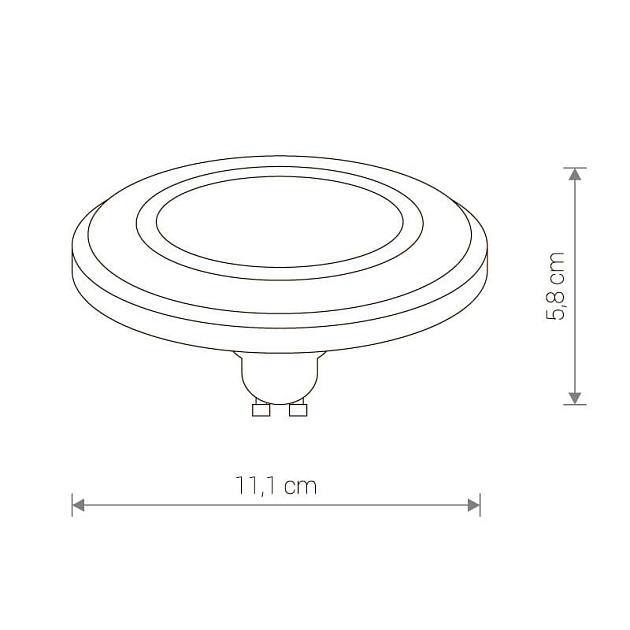 Лампа светодиодная GU10 9W 3000K матовая 9344 изображение 2 Лампа светодиодная GU10 9W 3000K матовая 9344 Фото № 2