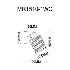 Спот MyFar Cathy MR1510-1WC 1