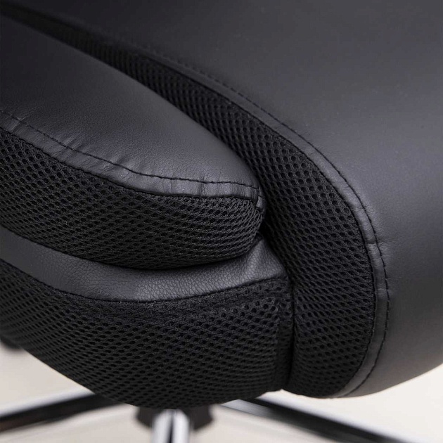 Кресло руководителя AksHome Octavian черный, экокожа 86350 Фото № 10