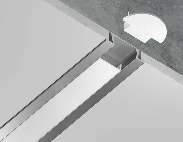 Встраиваемый профиль с рассеивателем Ambrella Illumination GP1001AL Фото № 4