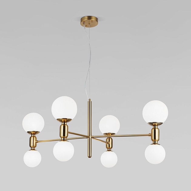 Подвесная люстра Eurosvet Bubble 30182/8 латунь Фото № 