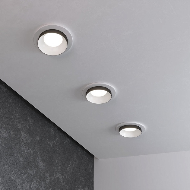 Встраиваемый светильник Elektrostandard 113 MR16 белый/черный a053342 Фото № 4