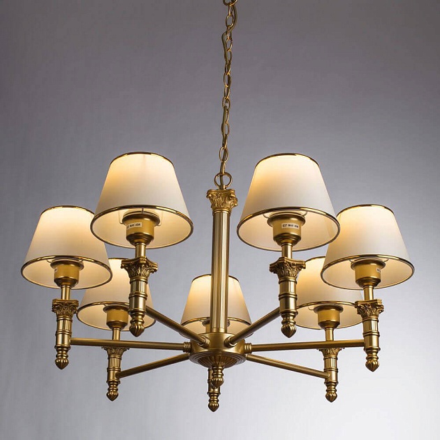Подвесная люстра Arte Lamp Liguria A9185LM-7SG Фото № 5