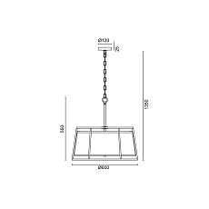 Подвесная люстра Vele Luce Linda VL4243P07 4
