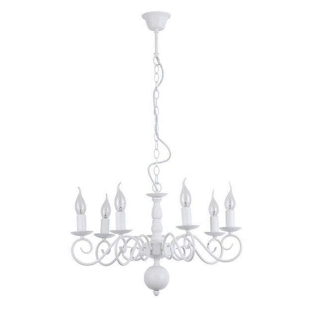 Подвесная люстра Arte Lamp A1129LM-7WH Фото № 