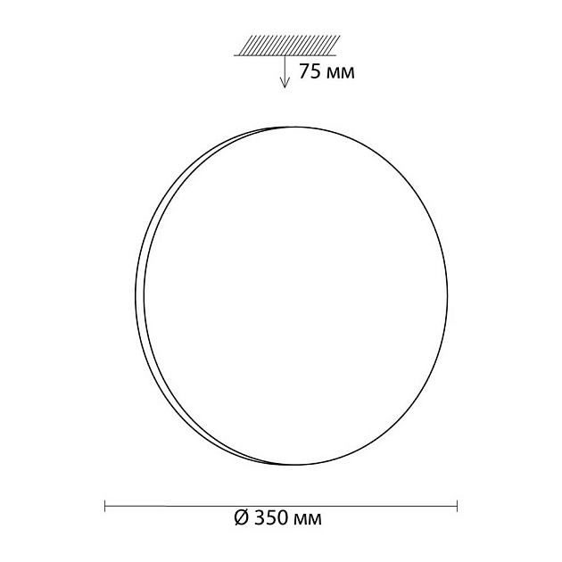 Настенно-потолочный светильник Sonex Pale Simple 3017/CL Фото № 4