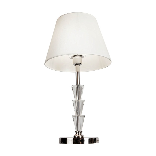 Настольная лампа iLamp Alesti T2424-1 Nickel Фото № 3