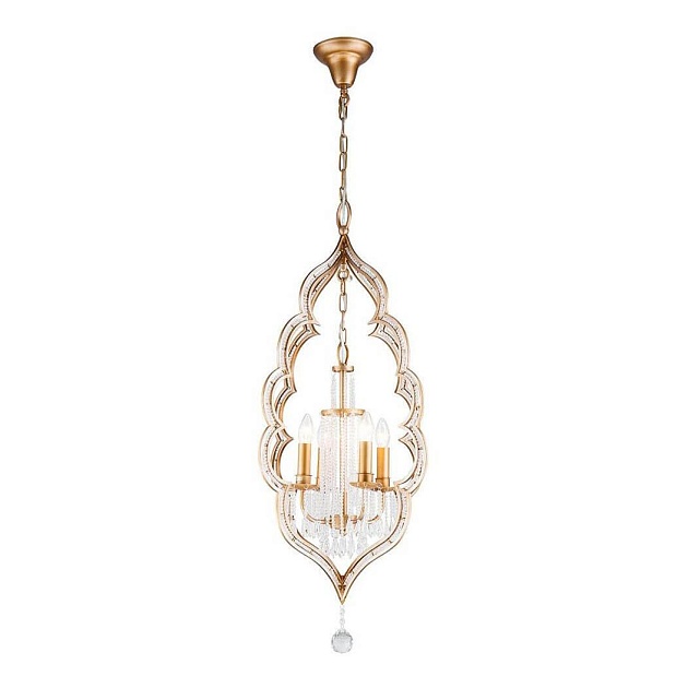 Подвесная люстра Lucia Tucci Tenerezza 5490.4 Gold Фото № 