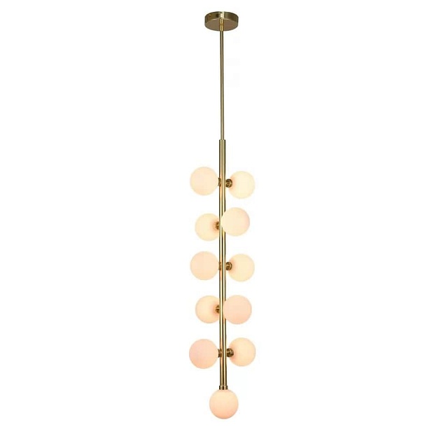 Подвесная люстра iLamp Golden 777P/11 GL-WH изображение Подвесная люстра iLamp Golden 777P/11 GL-WH Фото №