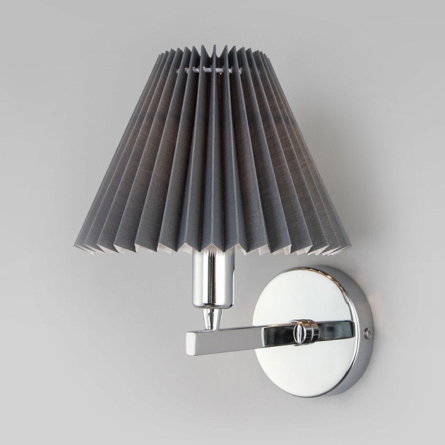 Бра Eurosvet Peony 60136/1 хром/графит Фото № 