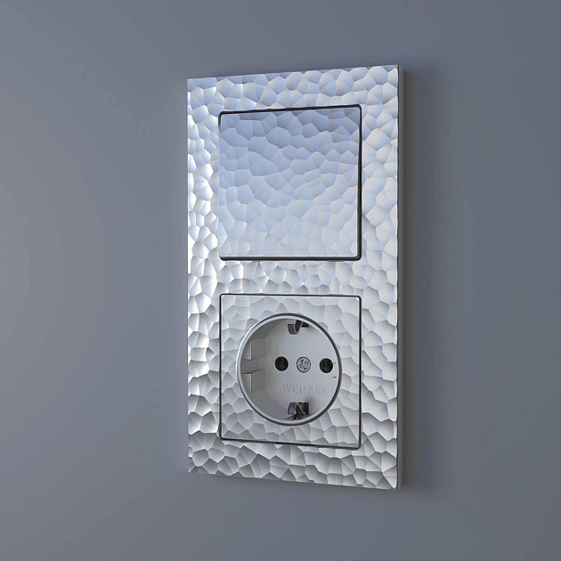 Розетка Werkel Hammer с заземлением серебряный W1271006 4690389162800 изображение 2 Розетка Werkel Hammer с заземлением серебряный W1271006 4690389162800 Фото № 2