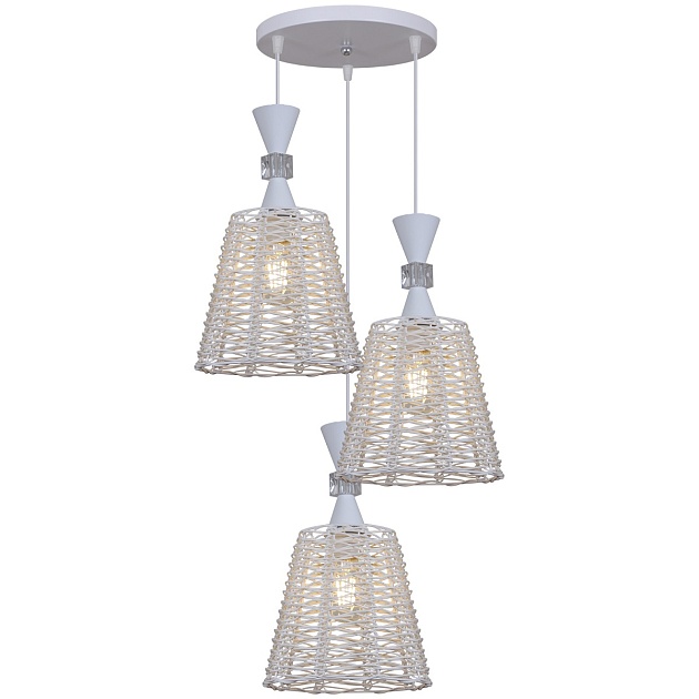 Подвесная люстра Reluce 04571-0.4-03 WH Фото № 