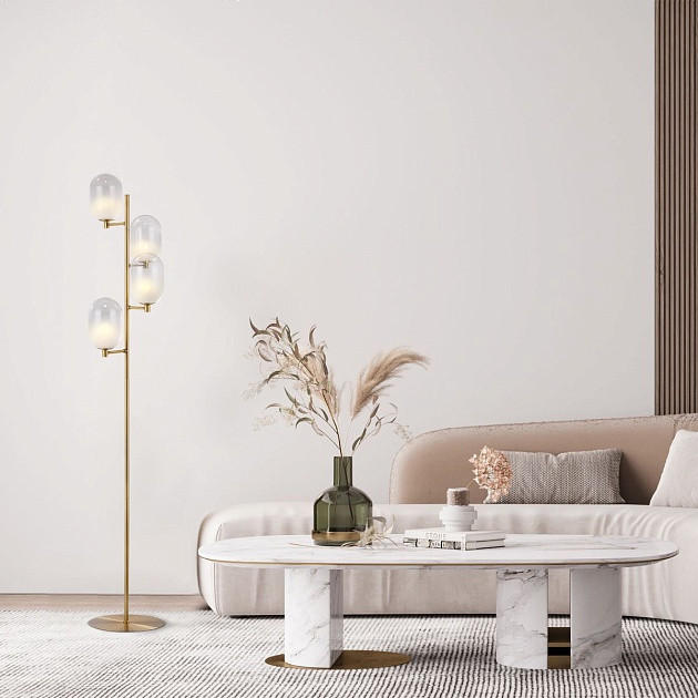 Торшер Eurosvet Loona 01161/4 латунь Фото № 4