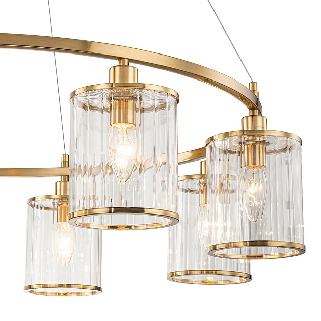 Подвесная люстра Indigo Dante 13022/8P Brass V000406 изображение 3 Подвесная люстра Indigo Dante 13022/8P Brass V000406 Фото № 3