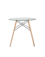 Кухонный стол Stool Group DSW D80 стеклянный УТ000002046 1