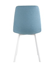 Кухонный стул Stool Group Chilly рогожка голубой (ножки белые) OS-2011 1009-8 wl 4