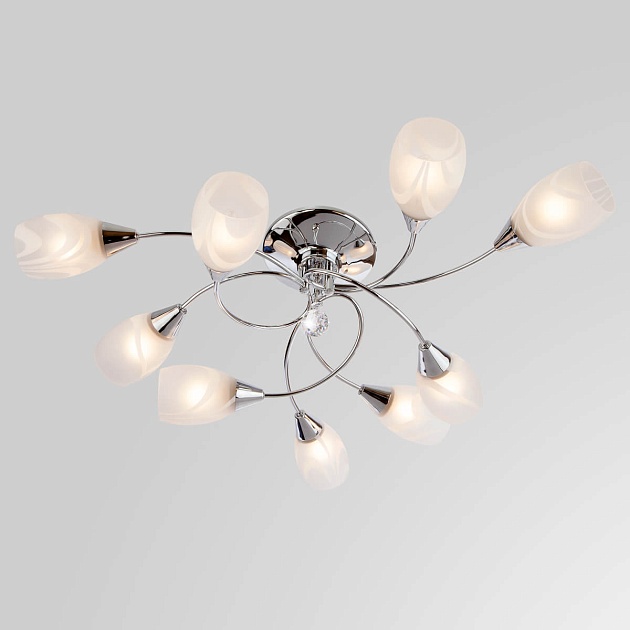 Подвесная люстра Eurosvet 2275/9 хром Фото № 