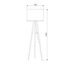 Торшер TK Lighting 5285 Tokyo 1