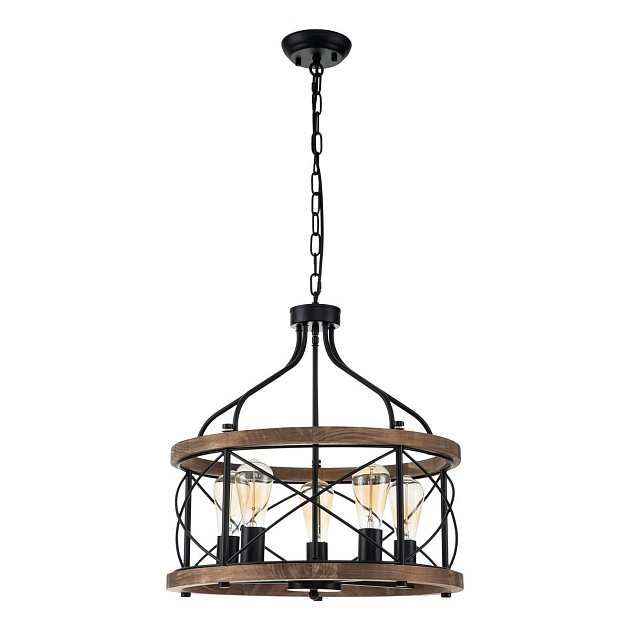 Подвесная люстра Indigo Camino 10017/5P Black V000206 изображение 2 Подвесная люстра Indigo Camino 10017/5P Black V000206 Фото № 2