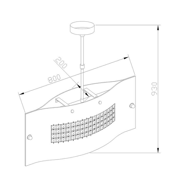 Подвесной светильник Lucia Tucci Pelle Bianca 2010.3 Фото № 2