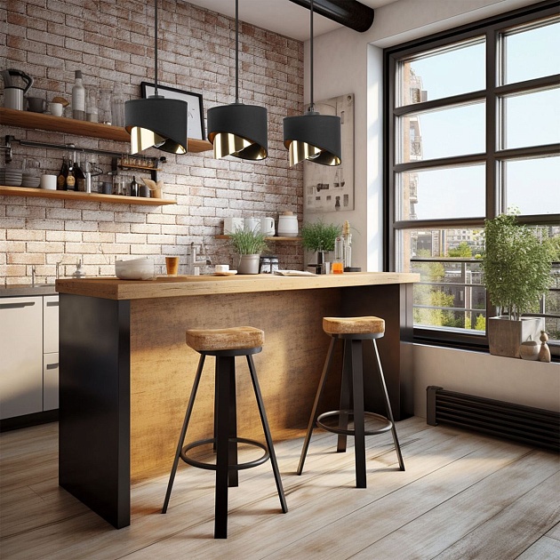 Подвесная люстра TK Lighting 4877 Grant Black изображение 2 Подвесная люстра TK Lighting 4877 Grant Black Фото № 2