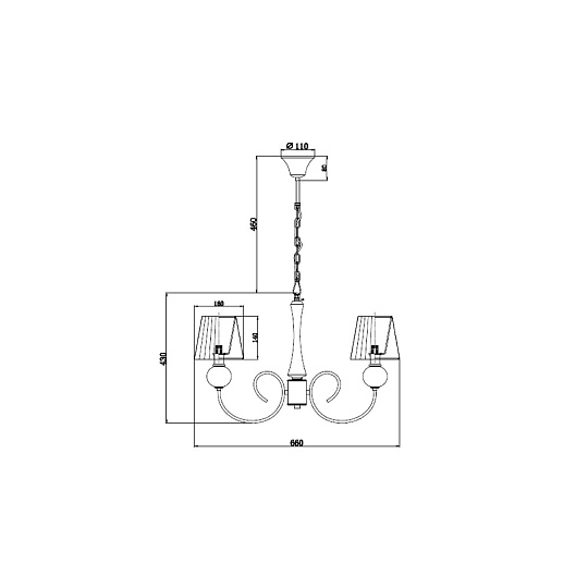 Подвесная люстра Vele Luce Percy VL1971L05 изображение 4 Подвесная люстра Vele Luce Percy VL1971L05 Фото № 4