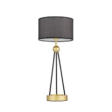 Настольная лампа Lumina Deco Belforte LDT 5527 GD+BK