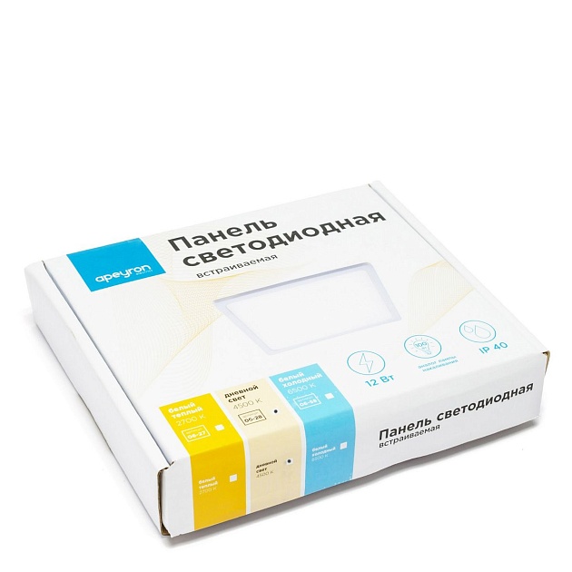 Встраиваемая светодиодная панель Apeyron 06-28 изображение 4 Встраиваемая светодиодная панель Apeyron 06-28 Фото № 4