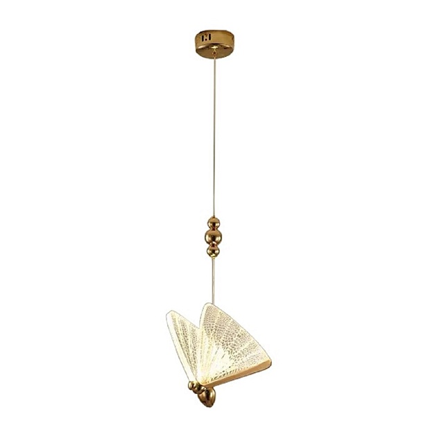 Подвесной светодиодный светильник Gerhort G21018/1GD+WT Фото № 