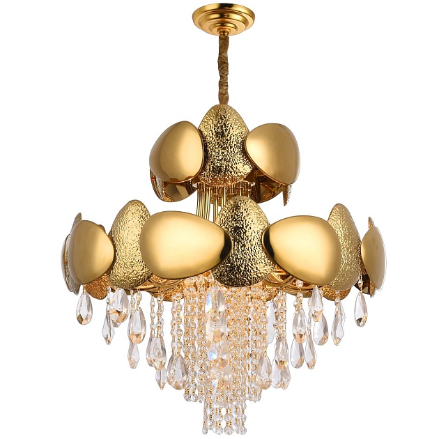 Подвесная люстра Natali Kovaltseva Valencia 91009/8C Gold Фото № 