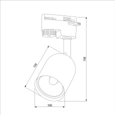 Трековый светильник TK Lighting 4496 Tracer White 2