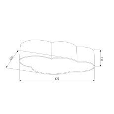 Потолочный светильник TK Lighting 3145 Cloud 2
