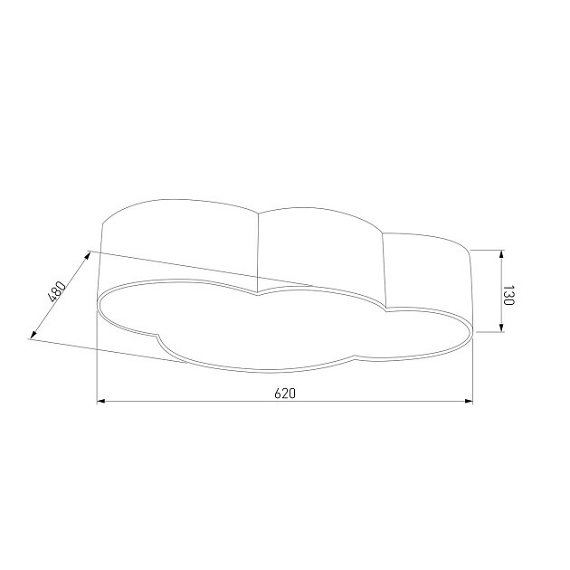 Потолочный светильник TK Lighting 3145 Cloud Фото № 3