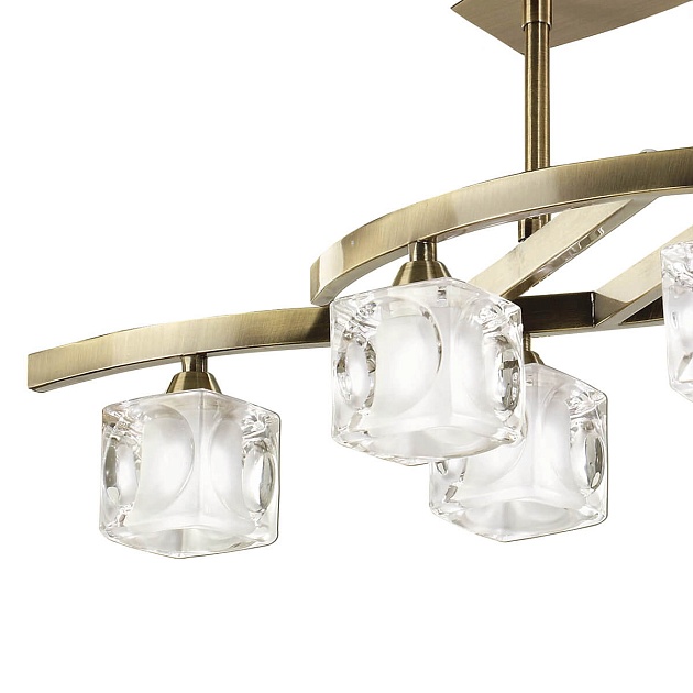 Потолочная люстра Mantra Cuadrax 0990 изображение 2 Потолочная люстра Mantra Cuadrax 0990 Фото № 2