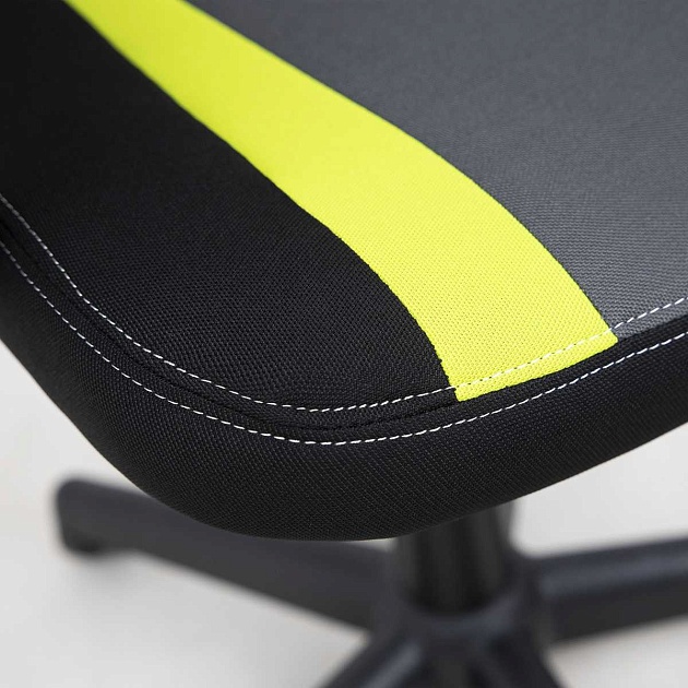 Игровое кресло AksHome Flaviy черный/серый/салатовый, ткань 86377 изображение 5 Игровое кресло AksHome Flaviy черный/серый/салатовый, ткань 86377 Фото № 5