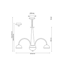 Подвесная люстра Lucia Tucci Natura 065.6 LED 1