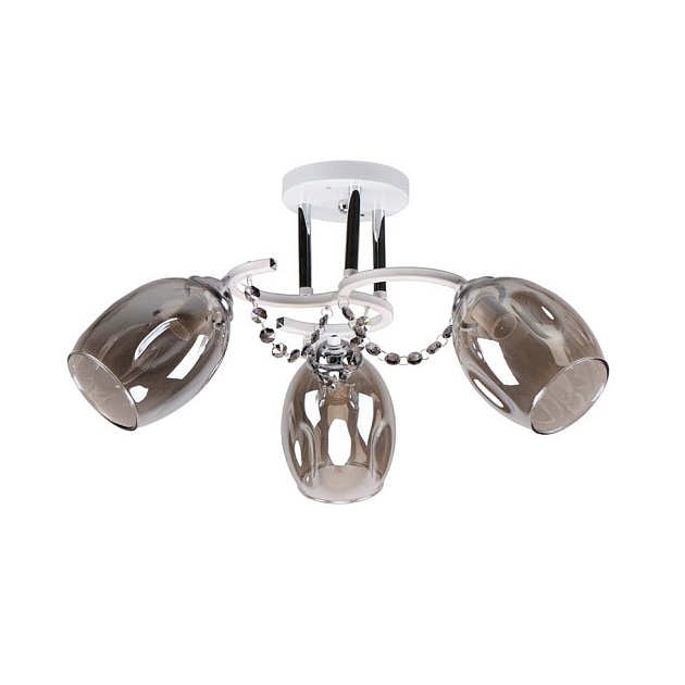 Потолочная люстра ЭкономСвет 10051/3CR+WT GR Фото № 