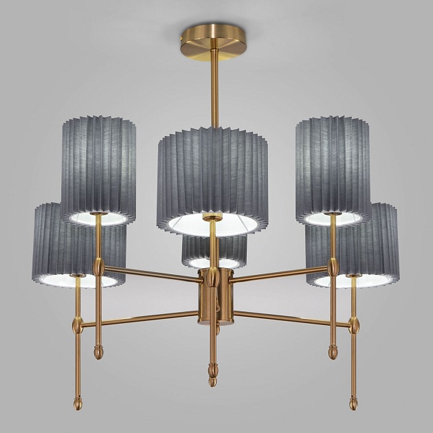 Подвесная люстра Eurosvet Notturno 60162/6 латунь Фото № 5