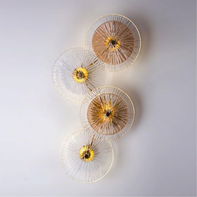 Настенный светодиодный светильник Arte Lamp Ajour A1258AP-4PB Фото № 4