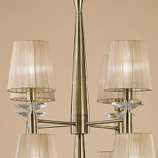 Подвесная люстра Mantra Tiffany Bronze 3870 5