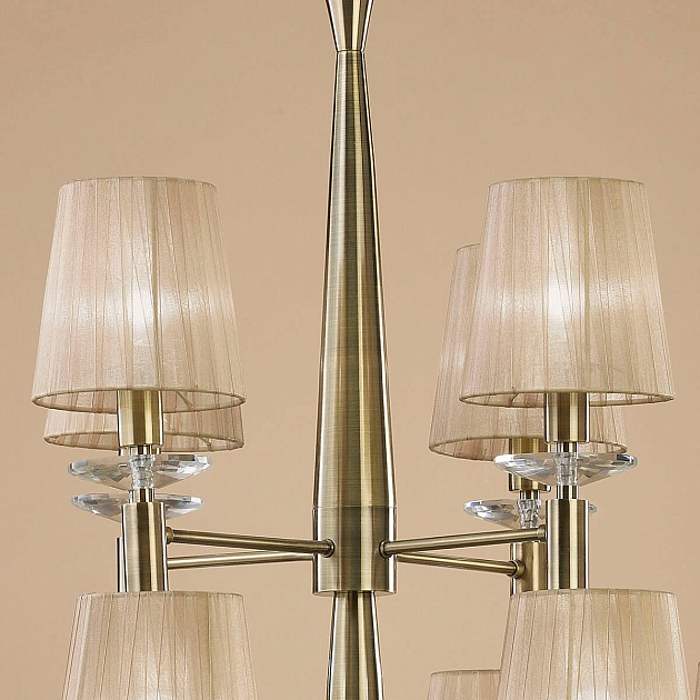 Подвесная люстра Mantra Tiffany Bronze 3870 Фото № 6