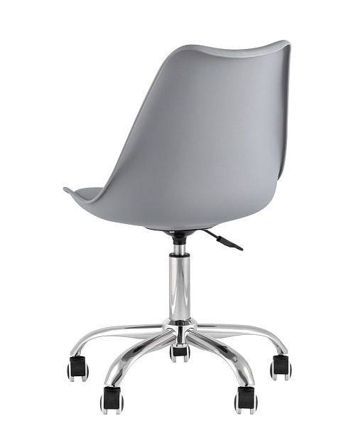 Офисный стул Stool Group BLOK пластиковый серый Y818 grey изображение 6 Офисный стул Stool Group BLOK пластиковый серый Y818 grey Фото № 6