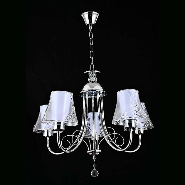 Подвесная люстра ЭкономСвет 13153/5CR WCL Фото № 