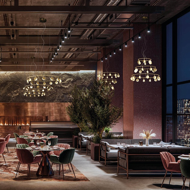 Подвесная светодиодная люстра Mantra Shell 7355 Фото № 10