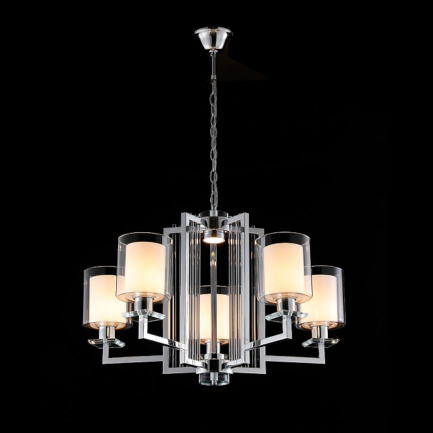 Подвесная люстра iLamp King RM6201-5 CR+CL изображение Подвесная люстра iLamp King RM6201-5 CR+CL Фото №