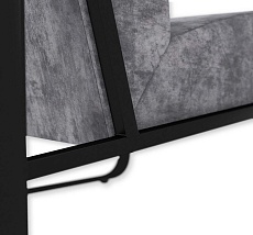 Кресло Sheffilton SHT-AMS1-1 дымный/черный муар/браш.корич. 2481062901 2