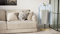 Костюмная вешалка Калифорния Дуб беленый/Белый 3453300510 1