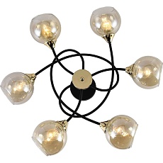 Потолочная люстра Reluce 01356-0.3-06B BK+FGD 3