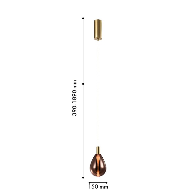 Подвесной светодиодный светильник Favourite Hopper 4256-1P Фото № 2